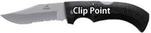 Knife Blade Shapes - Clip Point