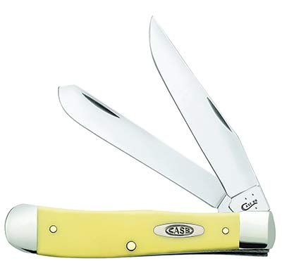 yellow trapper case knife